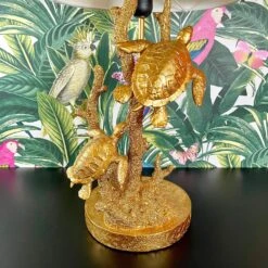 Darthome Limited Large Gold Turtle Table Lamp -Darthome Limited IMG E2160 edited68