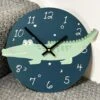 Darthome Limited Round Crocodile Childrens Wall Clock