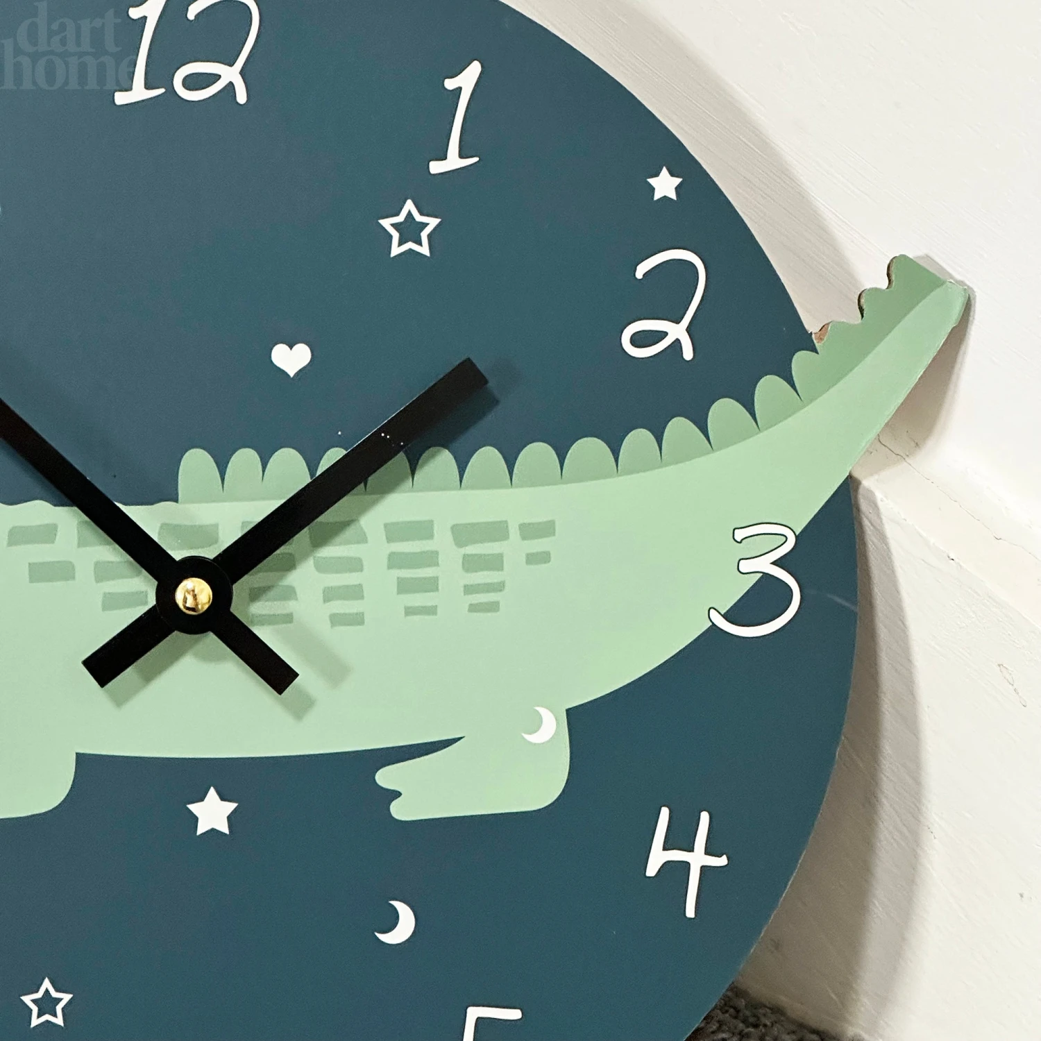 Darthome Limited Round Crocodile Childrens Wall Clock 2 Darthome Limited Round Crocodile Childrens Wall Clock - Image 2