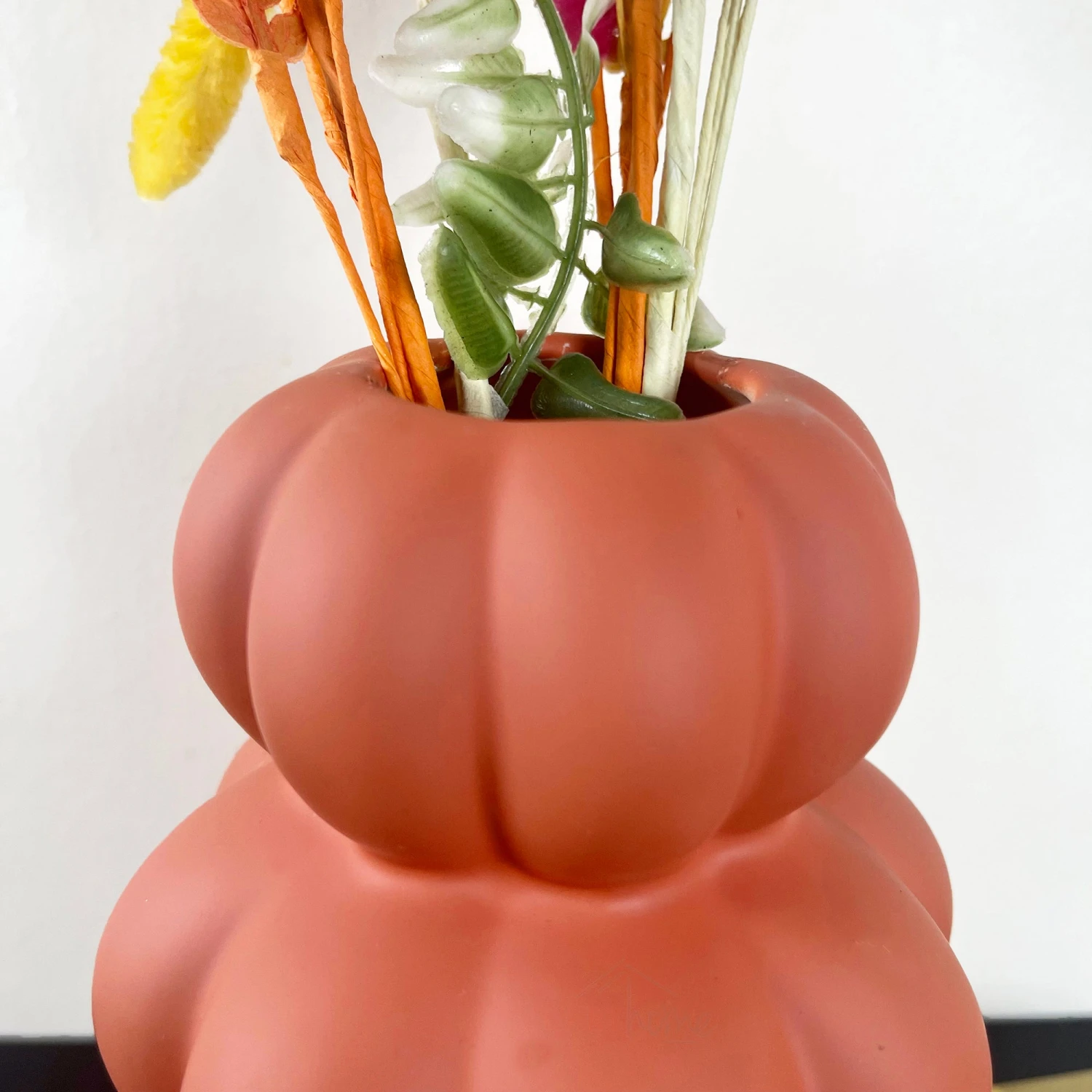 Darthome Limited Ceramic Brown Stacked Bubble Abstract Vase 2 Darthome Limited Ceramic Brown Stacked Bubble Abstract Vase - Image 2