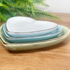 Darthome Limited Set Of 3 Heart Trinket Trays -Darthome Limited IMG E2323