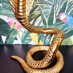 Darthome Limited Gold Coiled Snake Candlestick Holder -Darthome Limited IMG E2380