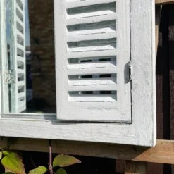Darthome Limited French Country Shutter Window Wall Mirror -Darthome Limited IMG E2556