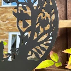 Darthome Limited Cat In The Bushes Silhouette Garden Mirror -Darthome Limited IMG E2576