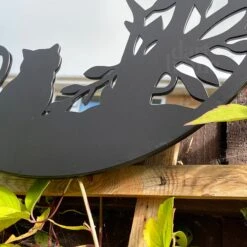 Darthome Limited Cat In The Bushes Silhouette Garden Mirror -Darthome Limited IMG E2580