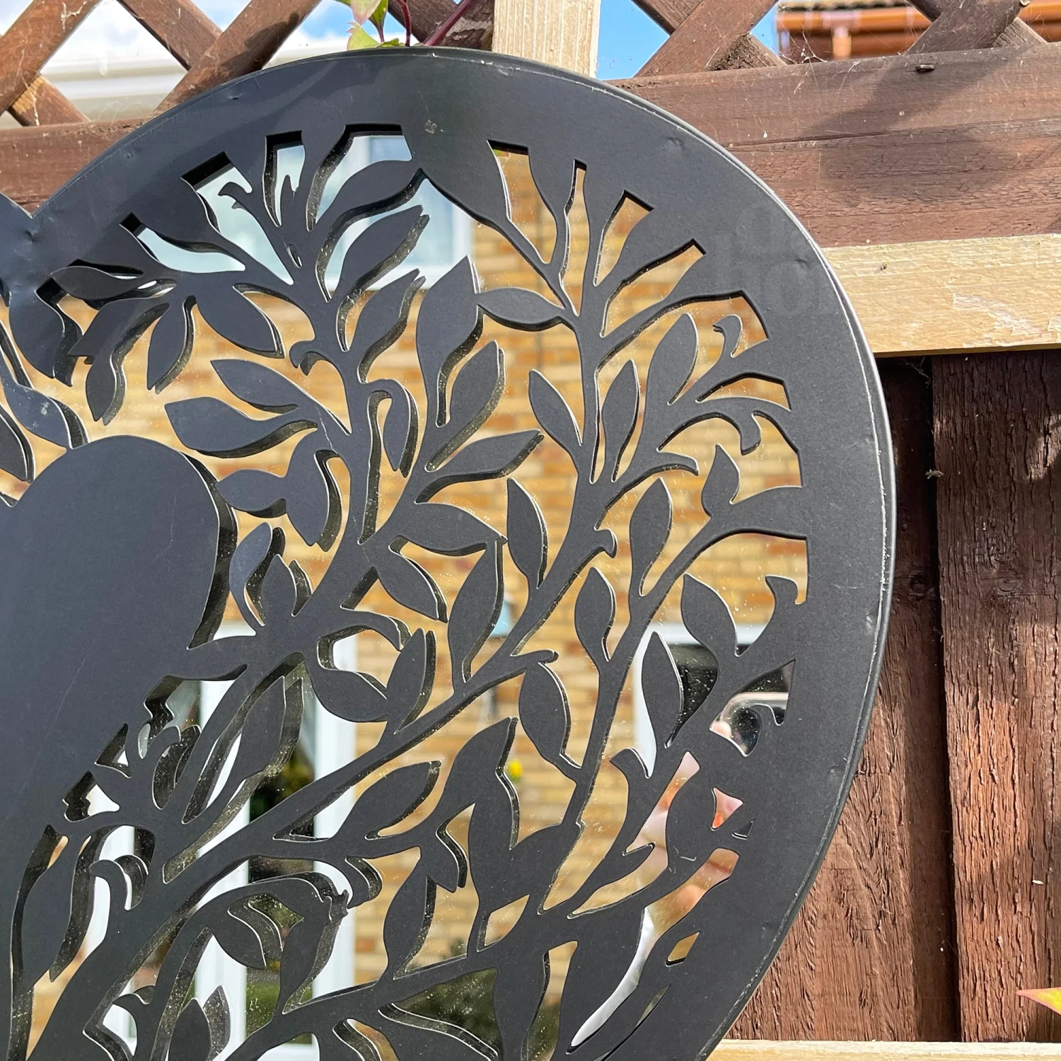 Darthome Limited Love Heart Silhouette Garden Mirror 4 Darthome Limited Love Heart Silhouette Garden Mirror - Image 4