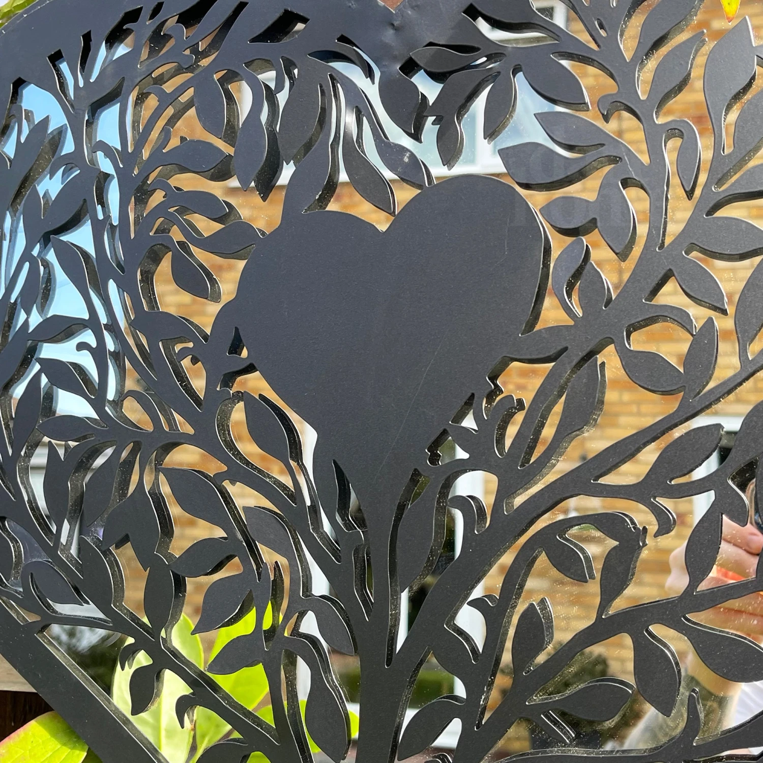 Darthome Limited Love Heart Silhouette Garden Mirror 6 Darthome Limited Love Heart Silhouette Garden Mirror - Image 6