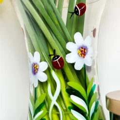 Darthome Limited Hand Painted Glass Ladybirds Vase -Darthome Limited IMG E2614 e487571f e1ad 4574 a754 bbbed3c4e83c