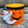 Darthome Limited Halloween Pumpkin Ghost Plant Pot A