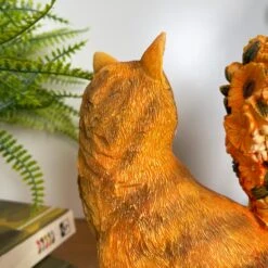 Darthome Limited Autumn Flower Fox Ornament -Darthome Limited IMG E2951