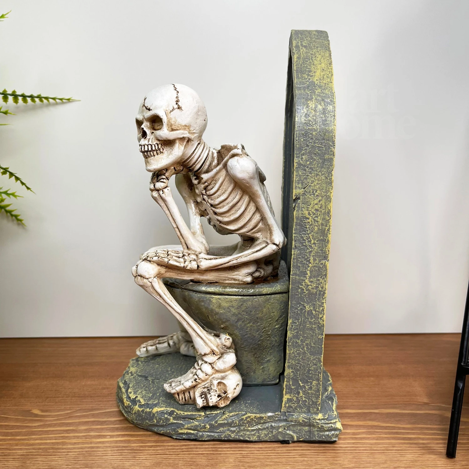 Darthome Limited Halloween Skeleton On The Toilet Ornament 2 Darthome Limited Halloween Skeleton On The Toilet Ornament - Image 2