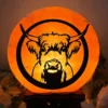 Darthome Limited Highland Cow Salt Lamp