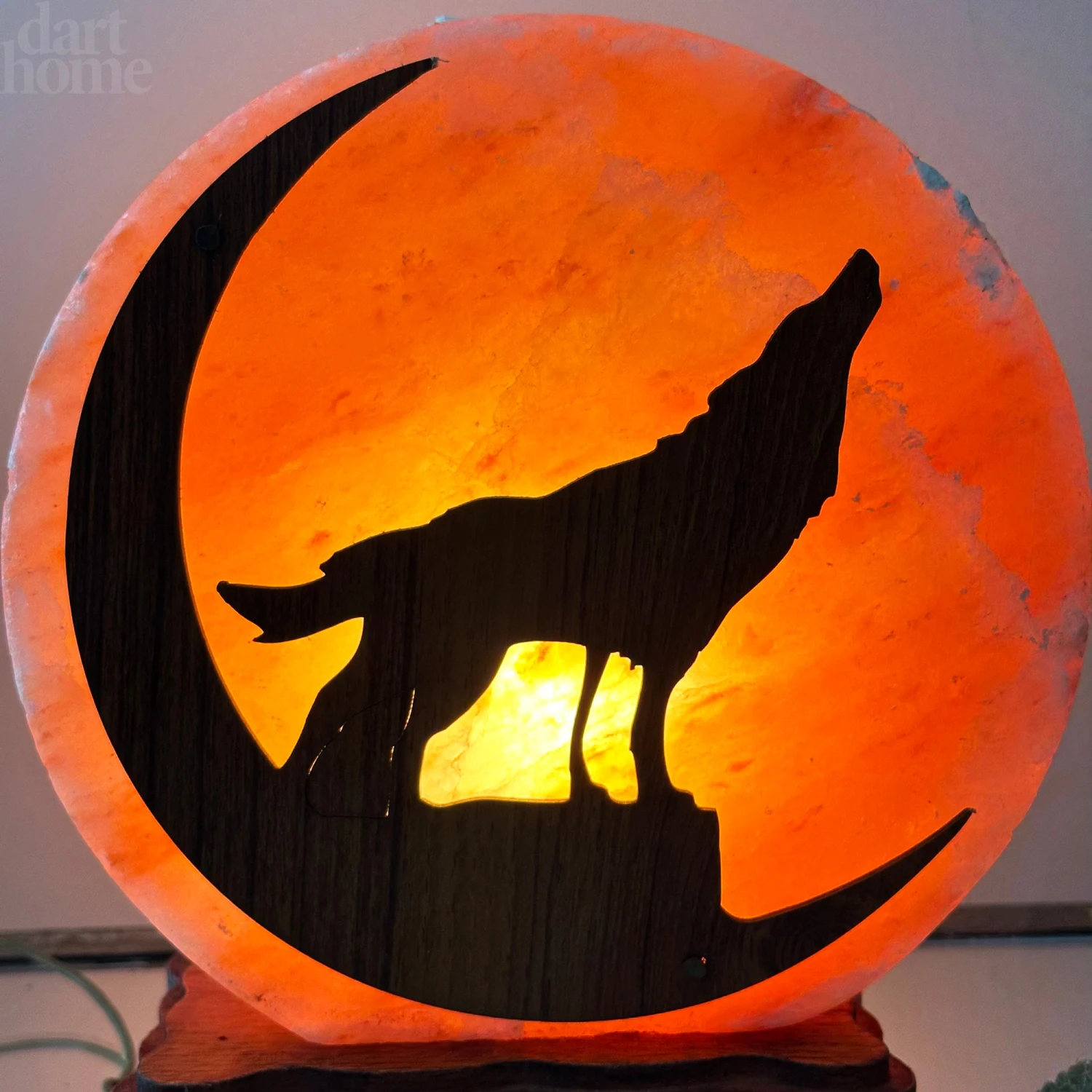 Darthome Limited Howling Fox Himalayan Salt Lamp 2 Darthome Limited Howling Fox Himalayan Salt Lamp - Image 2
