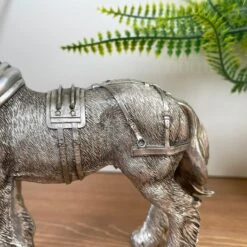 Darthome Limited Silver Shire Horse Figurine -Darthome Limited IMG E3070