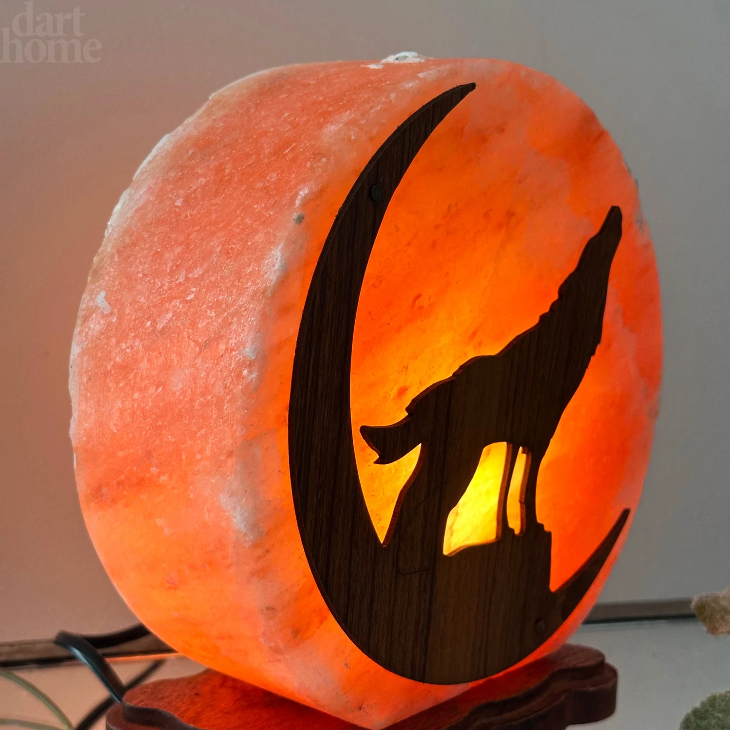 Darthome Limited Howling Fox Himalayan Salt Lamp 6 Darthome Limited Howling Fox Himalayan Salt Lamp - Image 6