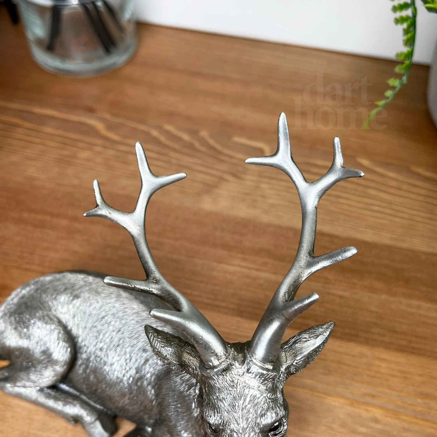 Darthome Limited Silver Laying Stag Figurine 3 Darthome Limited Silver Laying Stag Figurine - Image 3