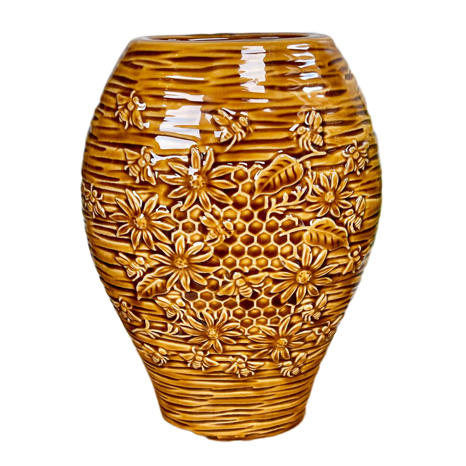Darthome Limited Ceramic Golden Bees Vase 5 Darthome Limited Ceramic Golden Bees Vase - Image 5