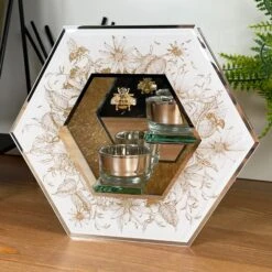 Darthome Limited Honeycomb Double Tea Light Holder -Darthome Limited IMG E3216