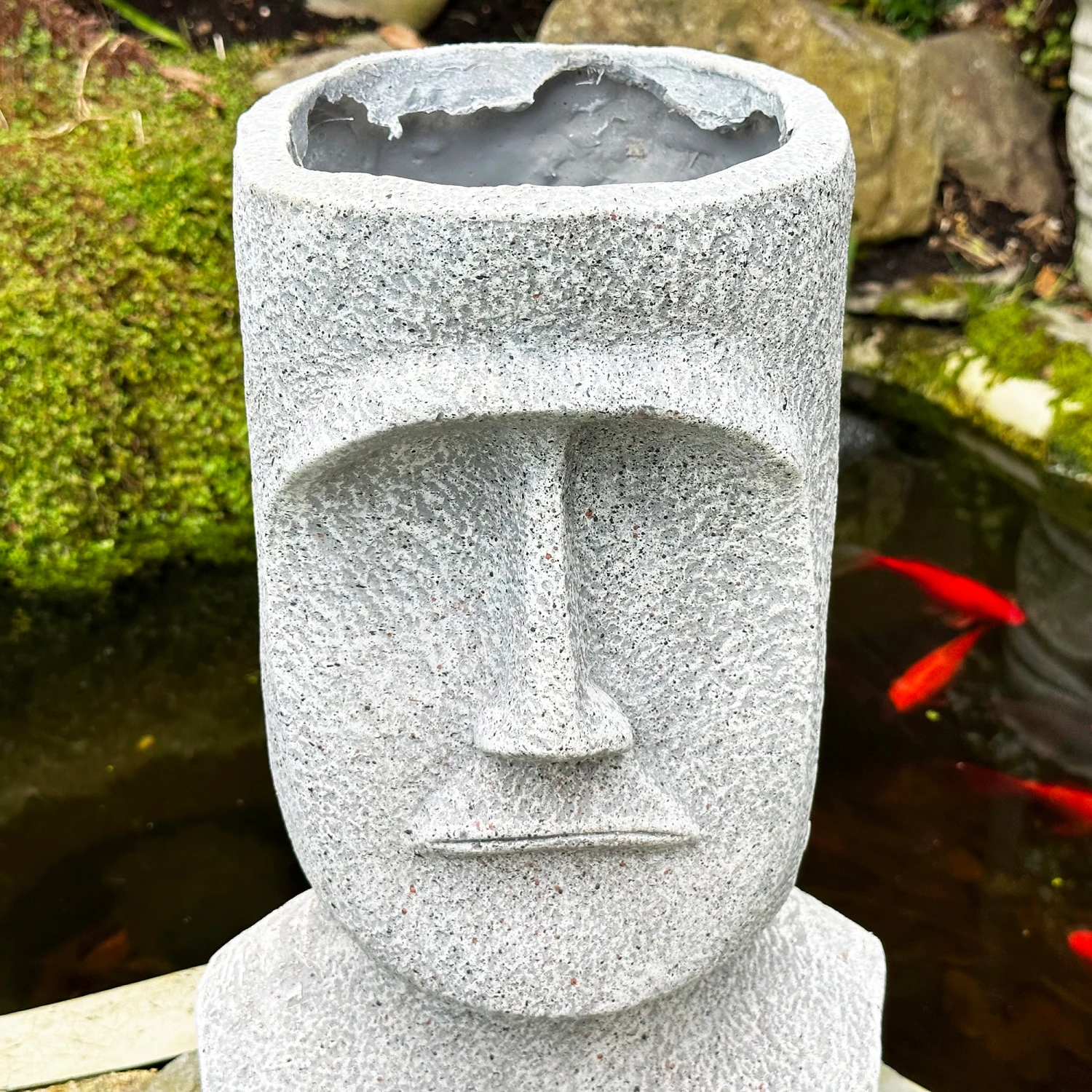 Darthome Limited Large Easter Island Head Planter 2 Darthome Limited Large Easter Island Head Planter - Image 2