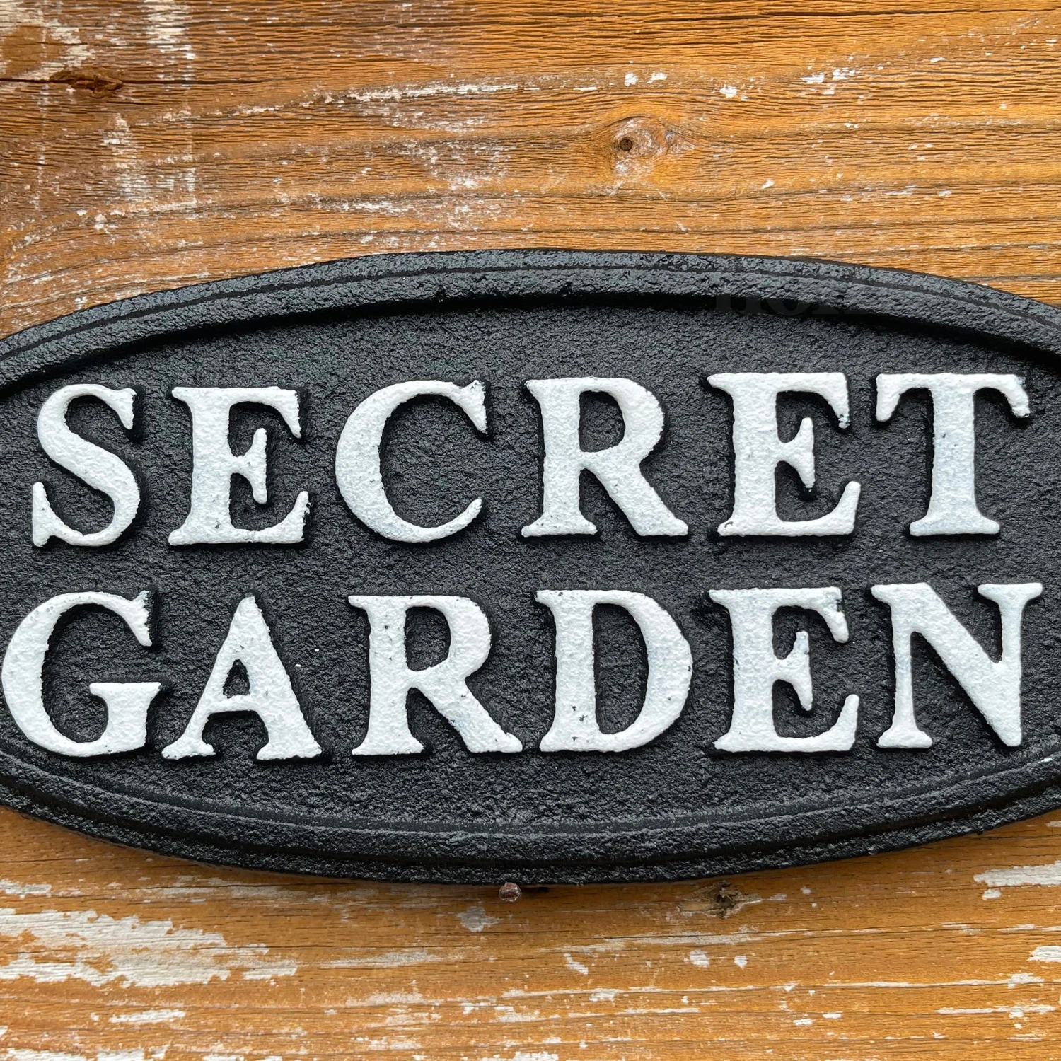 Darthome Limited Secret Garden Black Cast Iron Sign 5 Darthome Limited Secret Garden Black Cast Iron Sign - Image 5