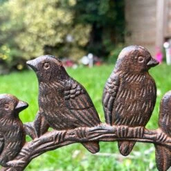 Darthome Limited Cast Iron Birds Welcome Sign With Spike -Darthome Limited IMG E3511