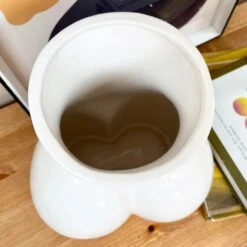 Darthome Limited Ceramic White Bottom Vase -Darthome Limited IMG E3564 edited55