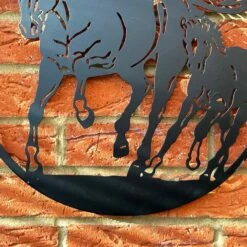 Darthome Limited Galloping Horses Silhouette Garden Wall Art -Darthome Limited IMG E3636