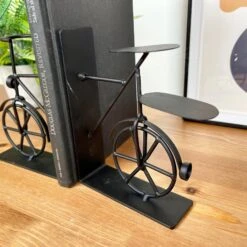 Darthome Limited Black Bicycle Bookends Set -Darthome Limited IMG E3667