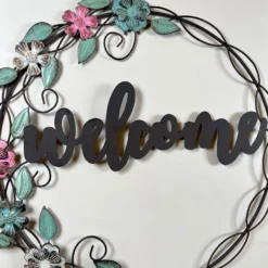 Darthome Limited Metal Floral Welcome Wreath -Darthome Limited IMG E3690