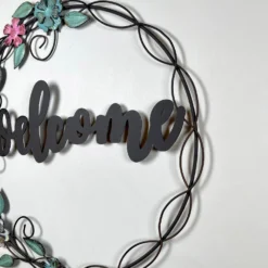 Darthome Limited Metal Floral Welcome Wreath -Darthome Limited IMG E3693