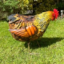 Darthome Limited Metal Feeding Hen Garden Ornament 9 Darthome Limited Metal Feeding Hen Garden Ornament -Darthome Limited IMG E3722 edited8
