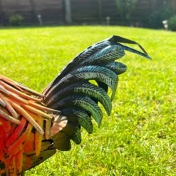 Darthome Limited Metal Rooster Garden Ornament 26cm -Darthome Limited IMG E3729 edited14