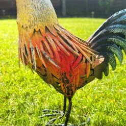 Darthome Limited Metal Rooster Garden Ornament 26cm -Darthome Limited IMG E3730 edited15