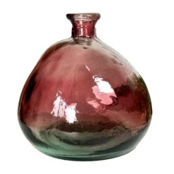 Darthome Limited Recycled Glass Pink Bubble Vase -Darthome Limited IMG E3772copy