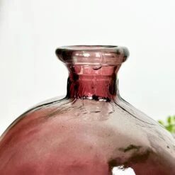 Darthome Limited Recycled Glass Pink Bubble Vase -Darthome Limited IMG E3773 94940d4b 8cdf 441e 995b 1fba36cffc99