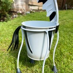 Darthome Limited Metal Zebra Plant Pot Ornament -Darthome Limited IMG E3782 edited65