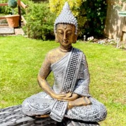 Darthome Limited Cement Garden Buddha Statue