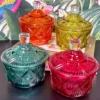 Darthome Limited Eclectic Jewelled Glass Trinket Pots