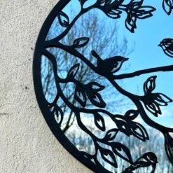 Darthome Limited Black Bird On Branch Mirrored Wall Art 45cm -Darthome Limited IMG E4199 2671a4b6 8885 49d4 8f87 a7ba3e63b775