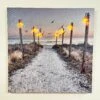 Darthome Limited Seashore Beach LED Canvas Wall Art 40x40cm