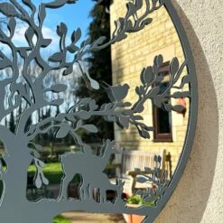 Darthome Limited Grey Woodland Wildlife Mirrored Wall Art 60cm -Darthome Limited IMG E4233 8437f7ef 55c6 44a3 b945 135a522b74d3