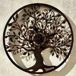 Darthome Limited Copper Tree Of Life Garden Clock 60cm