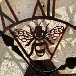 Darthome Limited Copper Queen Bees Garden Clock 60cm -Darthome Limited IMG E4273 4338cc93 cd9e 457e 9fb6 5cd75707e7d1