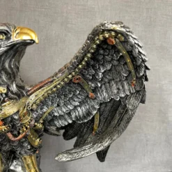Darthome Limited Silver Steampunk Eagle Ornament -Darthome Limited IMG E4291