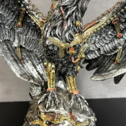 Darthome Limited Silver Steampunk Eagle Ornament -Darthome Limited IMG E4293