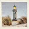 Darthome Limited Square Seashore LED Lighthouse Canvas Wall Art 40cm
