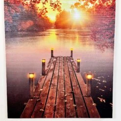 Darthome Limited Portrait Rectangular Autumn LED Jetty Canvas Wall Art 60cm -Darthome Limited IMG E4311 edited202