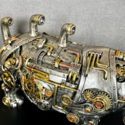 Darthome Limited Standing Steampunk Rhino Ornament -Darthome Limited IMG E4315