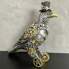 Darthome Limited Silver Steampunk Crow Ornament