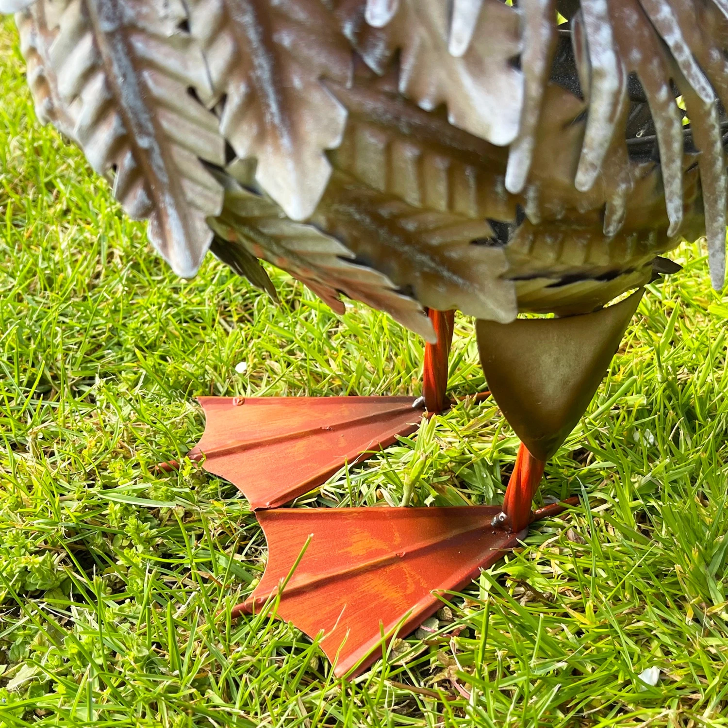 Darthome Limited Brown Metal Goose Garden Ornament 4 Darthome Limited Brown Metal Goose Garden Ornament - Image 4